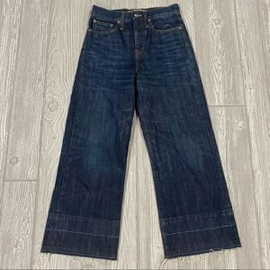 Point Sur High Rise Culotte Jeans Size 25